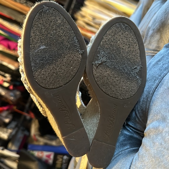 Lucky Brand macramé platform sandals - Picture 10 of 10